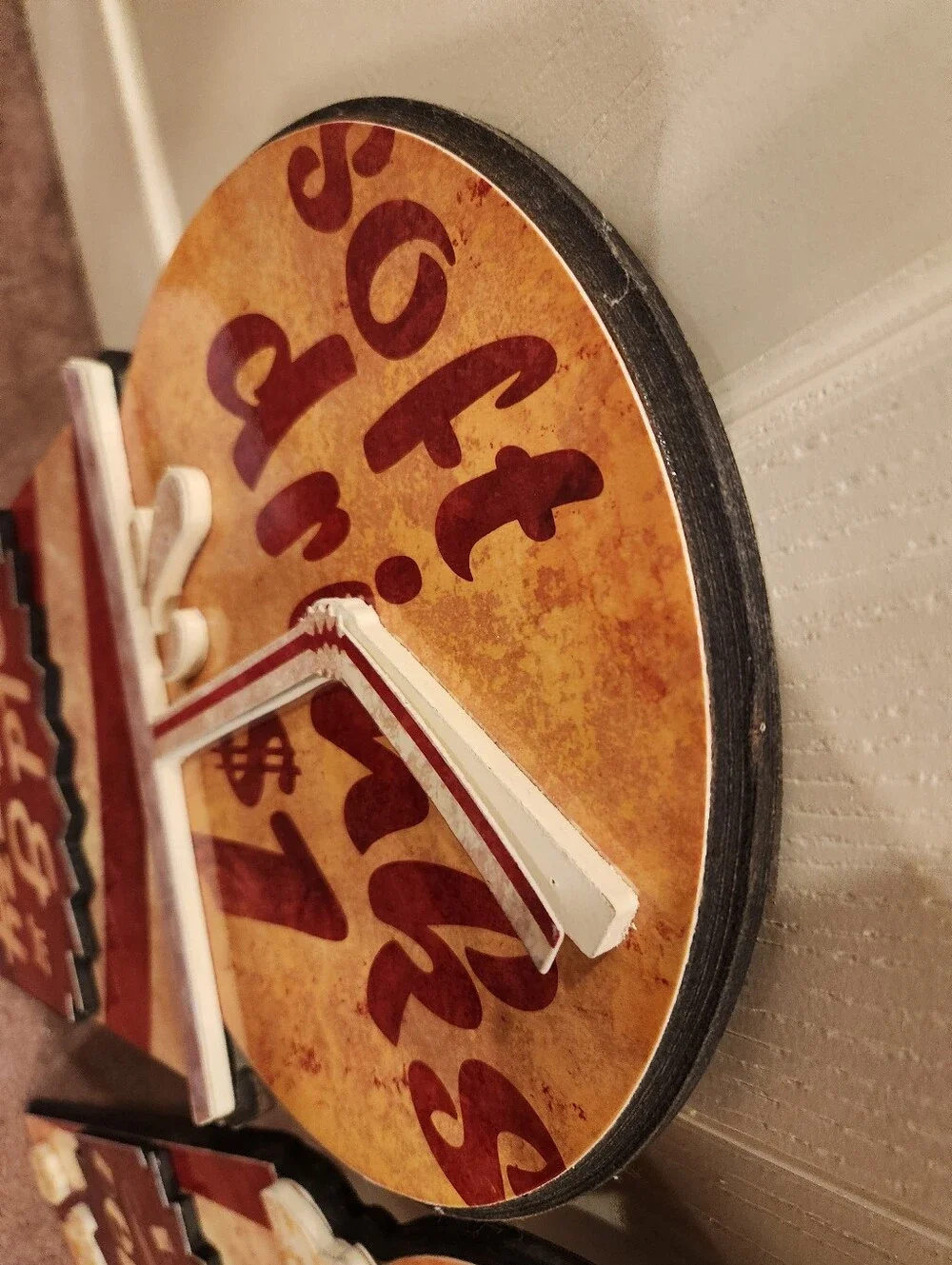 Vintage-Style Red & Cream Popcorn and Soft Drink Wood Wall Signs - Set of 2
